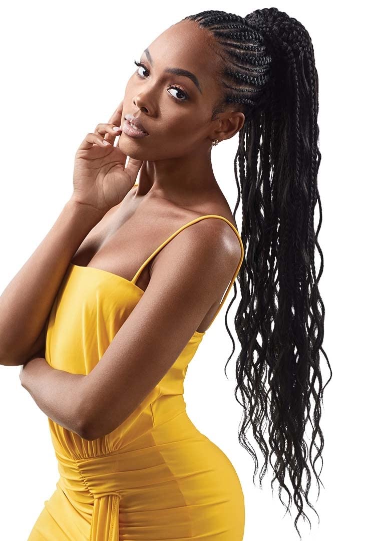 Outre – Trenza preestirada 100% Kanekalon de 46 pulgadas, 3X (paquete de 5, 2T1B425)