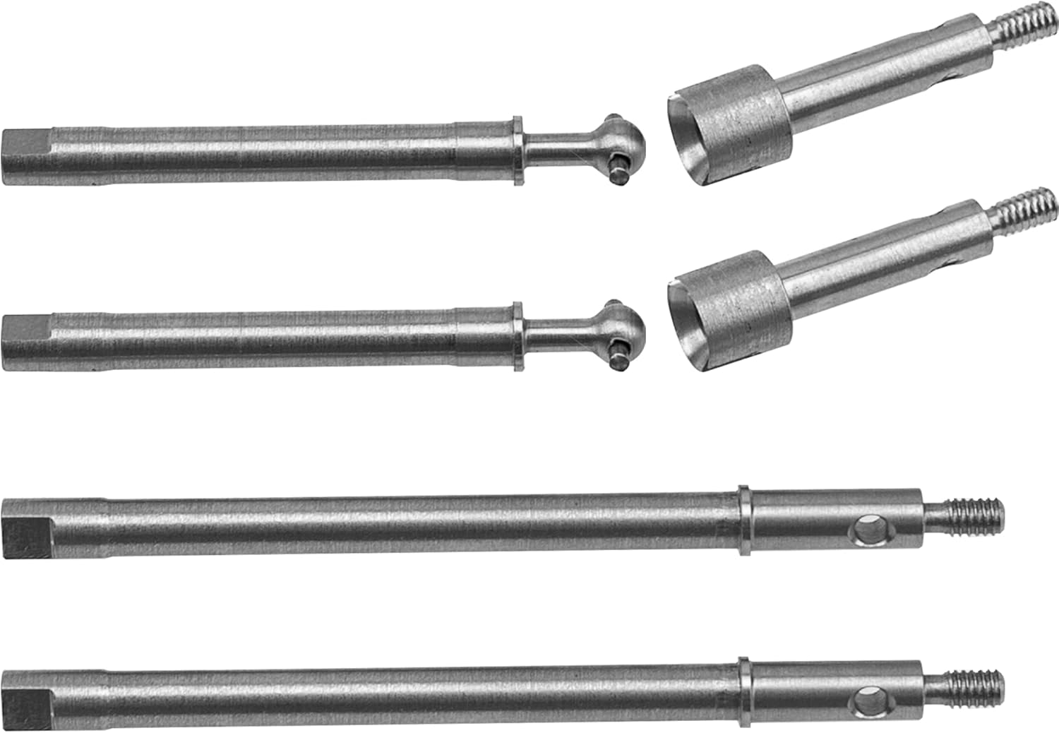 ShareGoo – Eje de transmisión CVD delantero y trasero de acero inoxidable compatible con Axial SCX24 90081 AXI0001 AXI0002 AXI00004 AXI0005 AXI0005