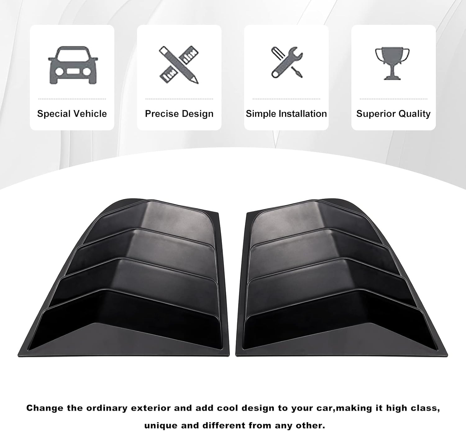 Sporacingrts Cubierta de parasol para ventana lateral, compatible con Kia Stinger 2018, 2019, 2020, 2021, 2022