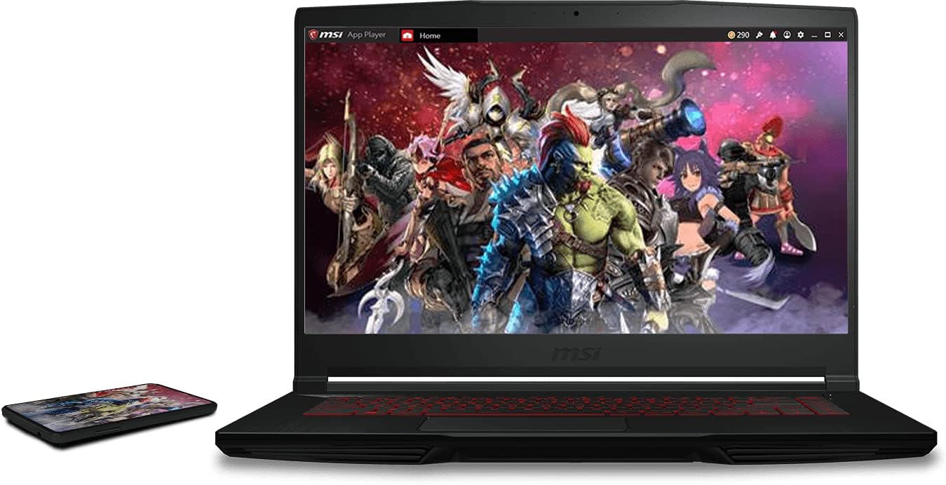 MSI Laptop delgada para juegos GF63, 15.6″ FHD 144Hz, Intel i5-11400H, RTX 3050, 16GB RAM, 512GB NVMe SSD, Windows 11, aluminio negro