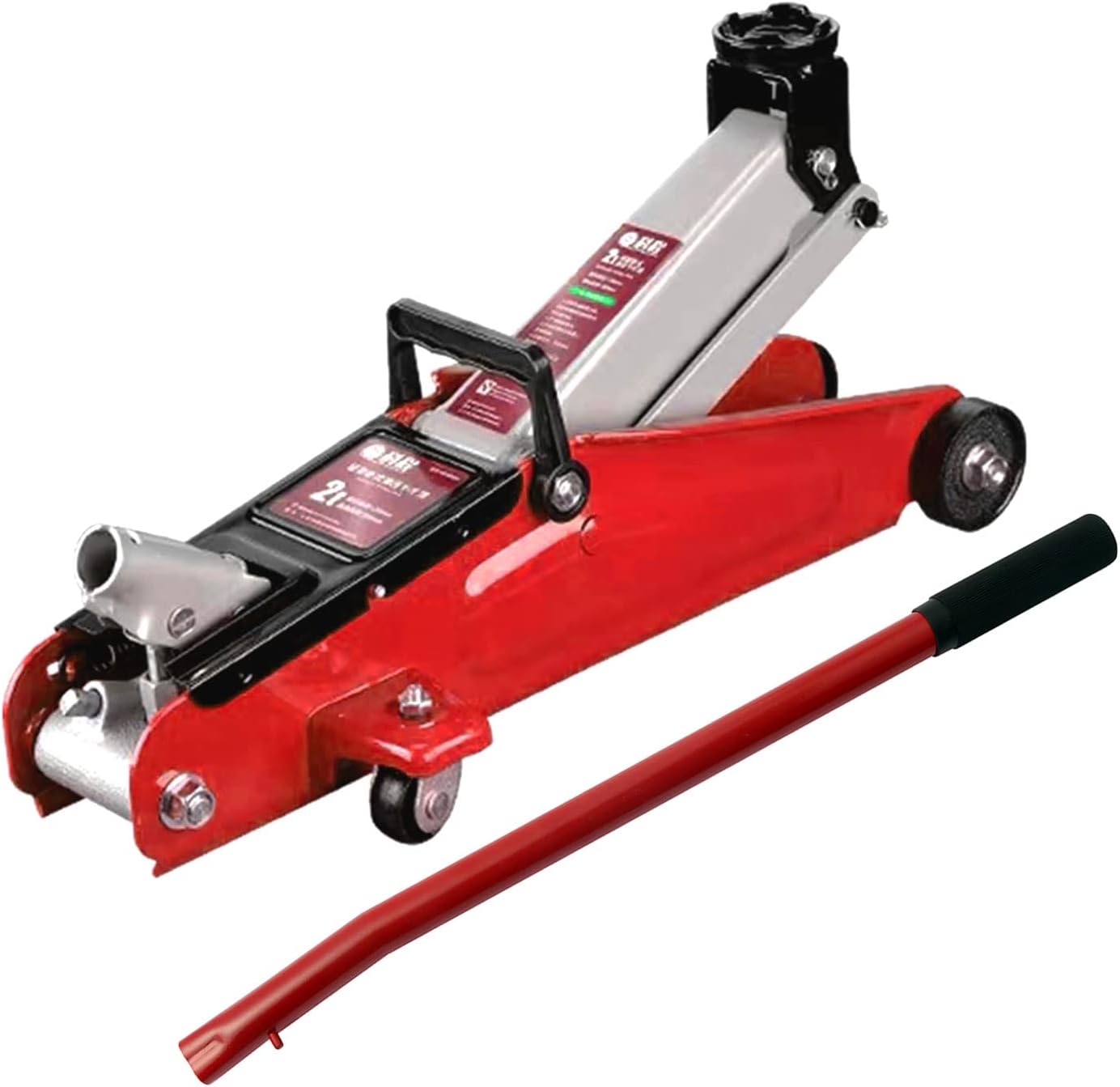 2.5 ton Horizontal Hydraulic Jack Handle Jack Pole Lever Automotive car Jack Accessorie (Red)