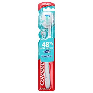 Colgate 360 Esmalte Health Sensitive, 82 cepillos de dientes extra suaves, paquete de 6. Colgate 360 Esmalte Health Sensitive, 82 cepillos de dientes extra suaves, paquete de 6.