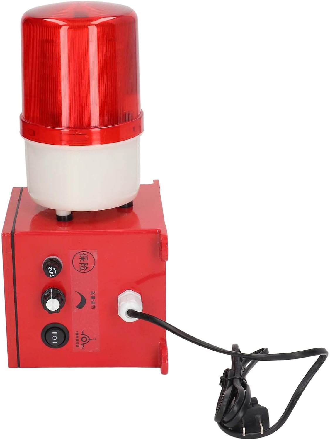 Lámpara de advertencia industrial resistente al agua, alarma visual audible, 120dB, 3 ajuste de volumen, luz estroboscópica de seguridad, luces de