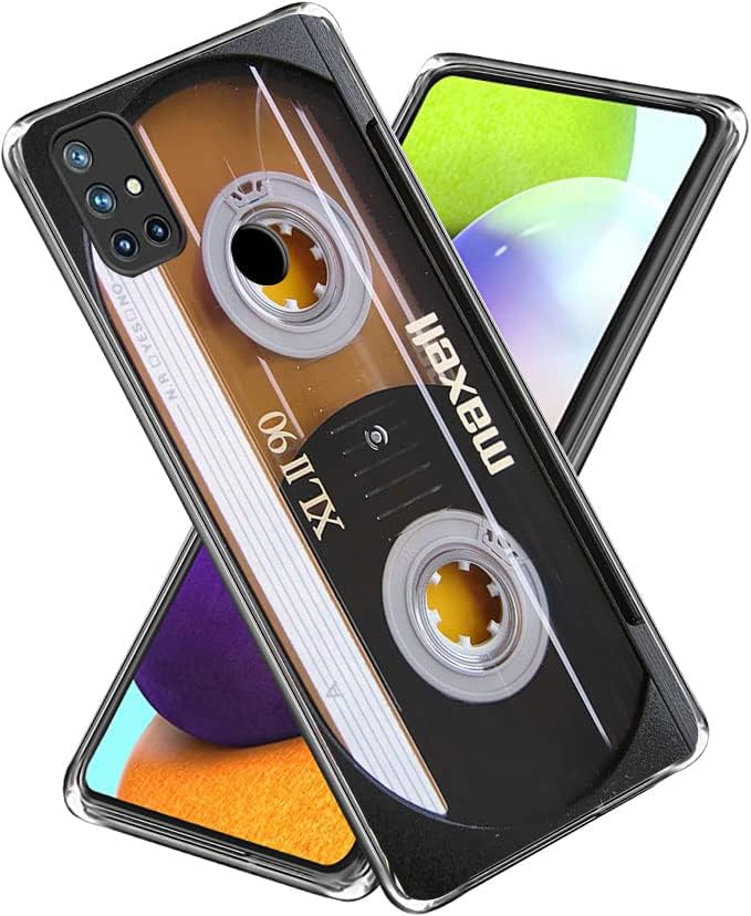 Compatible con OnePlus Nord N10 5G, vintage 80s 90s Retro Music Cassette Mixtape para niñas y mujeres, funda protectora delgada de TPU a prueba de
