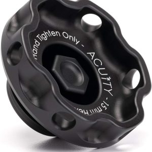 Tapón de aceite Podium en negro satinado para HondasAcuras Tapón de aceite Podium en negro satinado para HondasAcuras