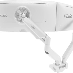 Pixio PS2D – Soporte de escritorio con brazo para monitor doble, color blanco, ultraancho, de alta calidad, se adapta a dos monitores de hasta 35 Pixio PS2D – Soporte de escritorio con brazo para monitor doble, color blanco, ultraancho, de alta calidad, se adapta a dos monitores de hasta 35
