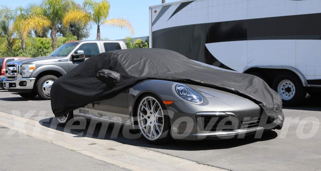 Funda de coche de ajuste personalizado para Porsche 718 Boxster 2017 2018 2019 2020 2021 2022  Cayman XTREMECOVERPRO Platinum Series Negro