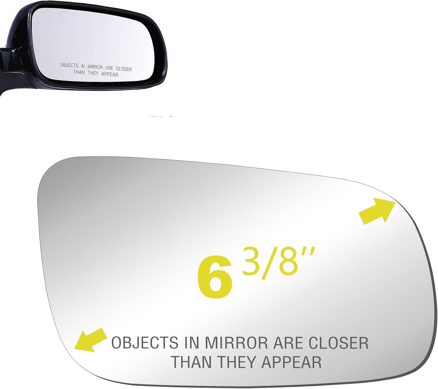 Cristal de repuesto para Volkswagen VW  1999-2002 Cabrio 1999-2006 Golf 1999-2005 Jetta 1998-2004 Passat Passenger lado derecho derecho con adhesivos