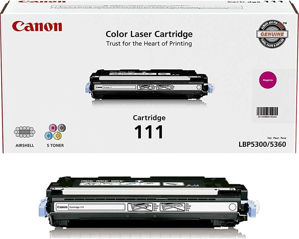 Canon Tóner original, cartucho 111 magenta (1658B001), 1 paquete, para impresora láser Canon Color imageCLASS MF9150c, MF9170c, MF9220Cdn, MF9280Cdn