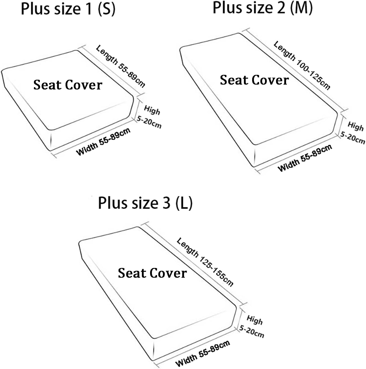 MIFXIN Fundas de cojín para sofá, funda elástica universal para sofá en forma de L, funda elástica universal para sofá seccional, protector de