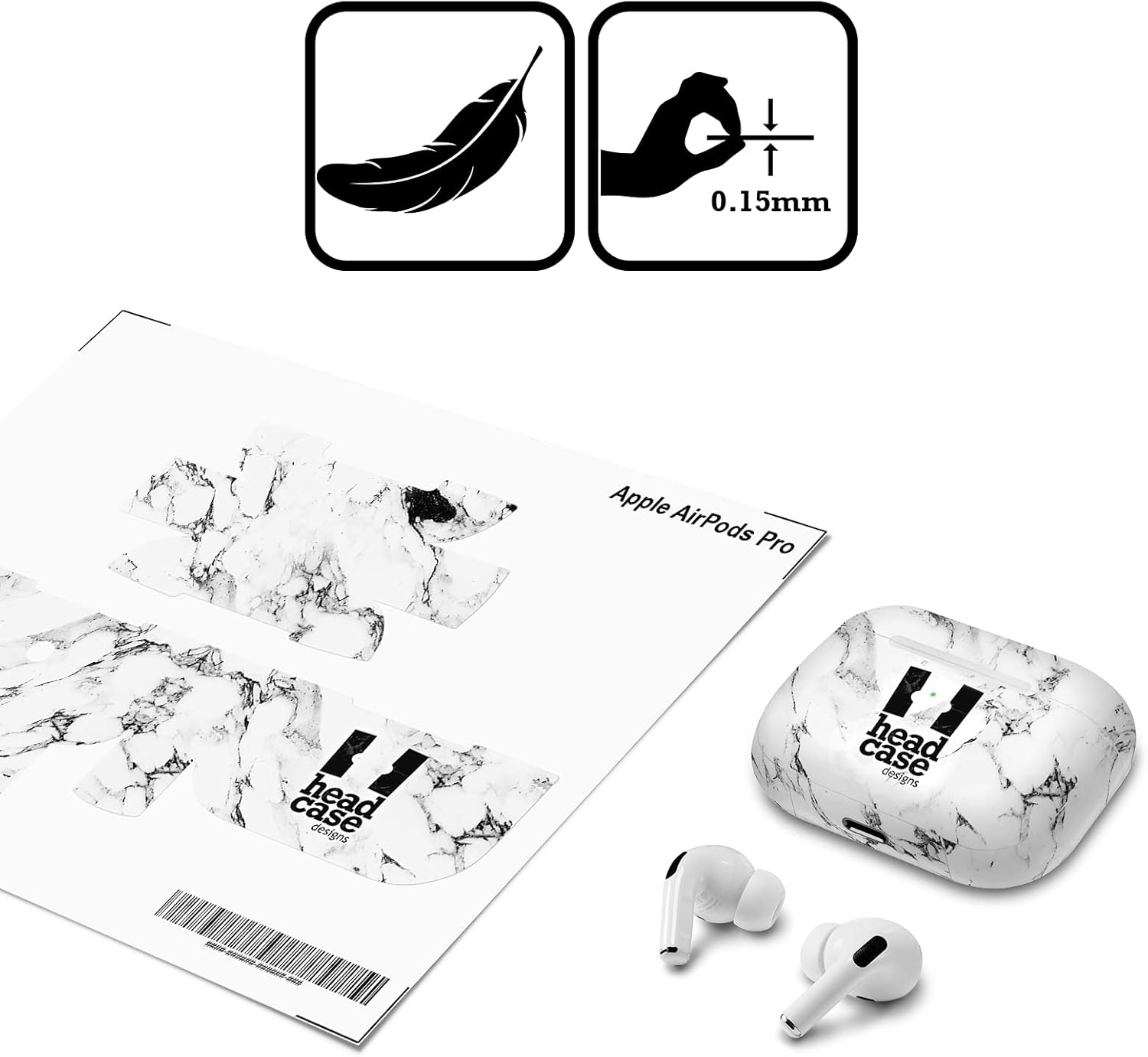 Head Case Designs Calcomanía de vinilo con licencia oficial de Scooby-Doo Scoob Mystery Inc. compatible con Apple AirPods Pro