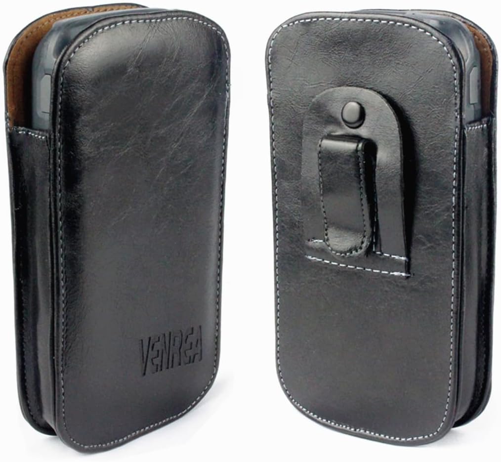 VENREA Funda de escáner TC70 TC75 TC77, funda de cuero portátil, funda de transporte resistente, apta para TC52 TC53 TC58 TC21 TC26 CT60 CT40 EDA52