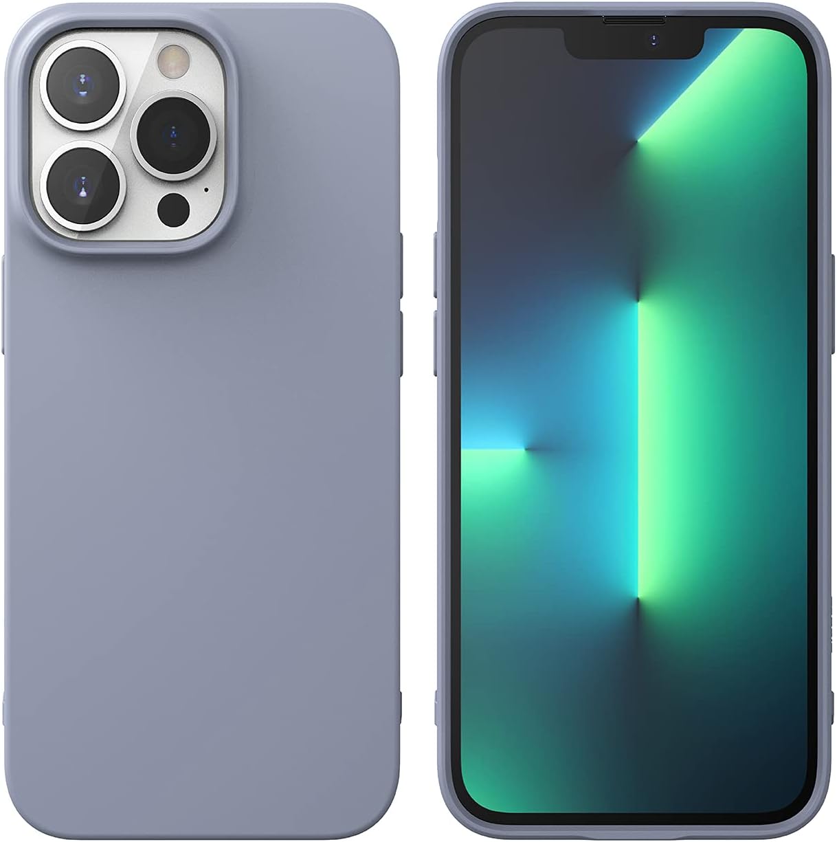 Ringke Funda compatible con iPhone 13 Pro, Air-S tipo silicona a prueba de golpes, flexible, mate, TPU fina, protección completa para teléfono de