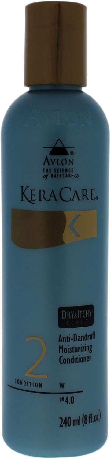 Avlon Kera Care Dry & Itchy Scalp – Acondicionador hidratante anticaspa, 8 onzas
