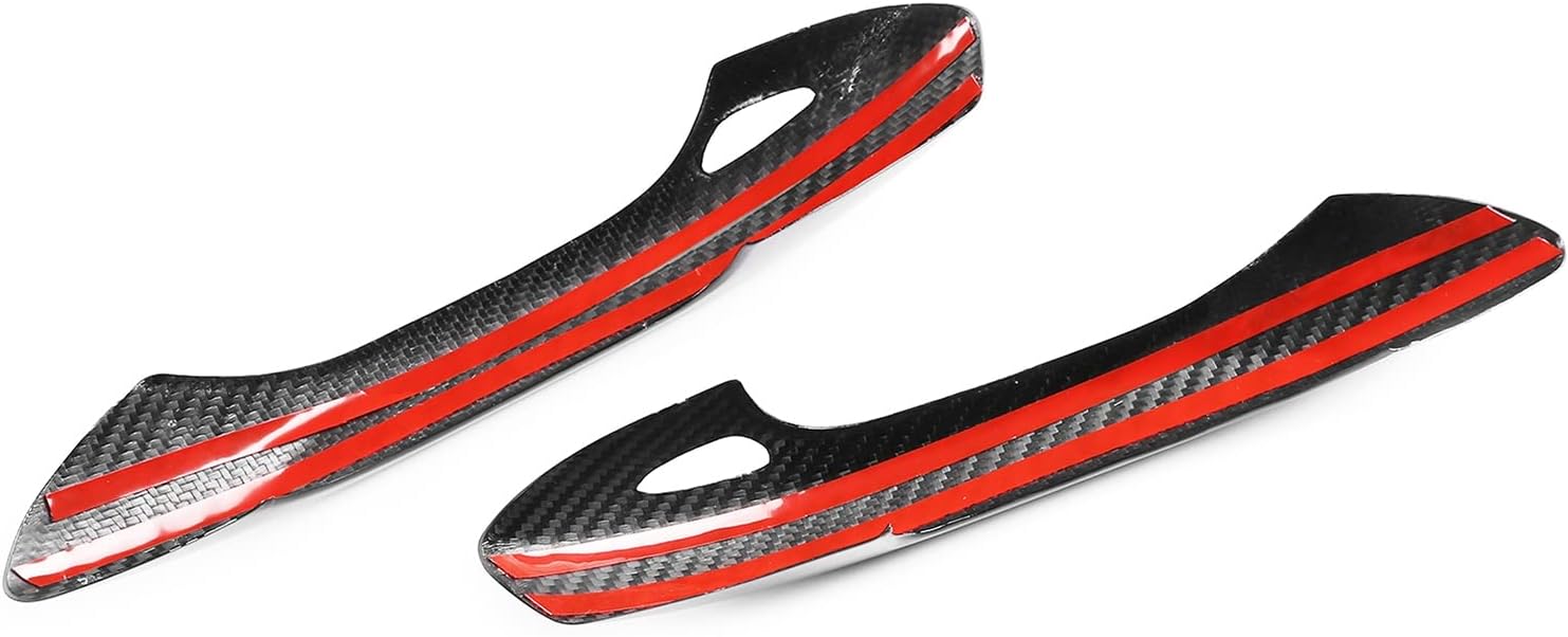 Cubierta de fibra de carbono forjada para manija de puerta exterior para Porsche 911 718 2016-2020