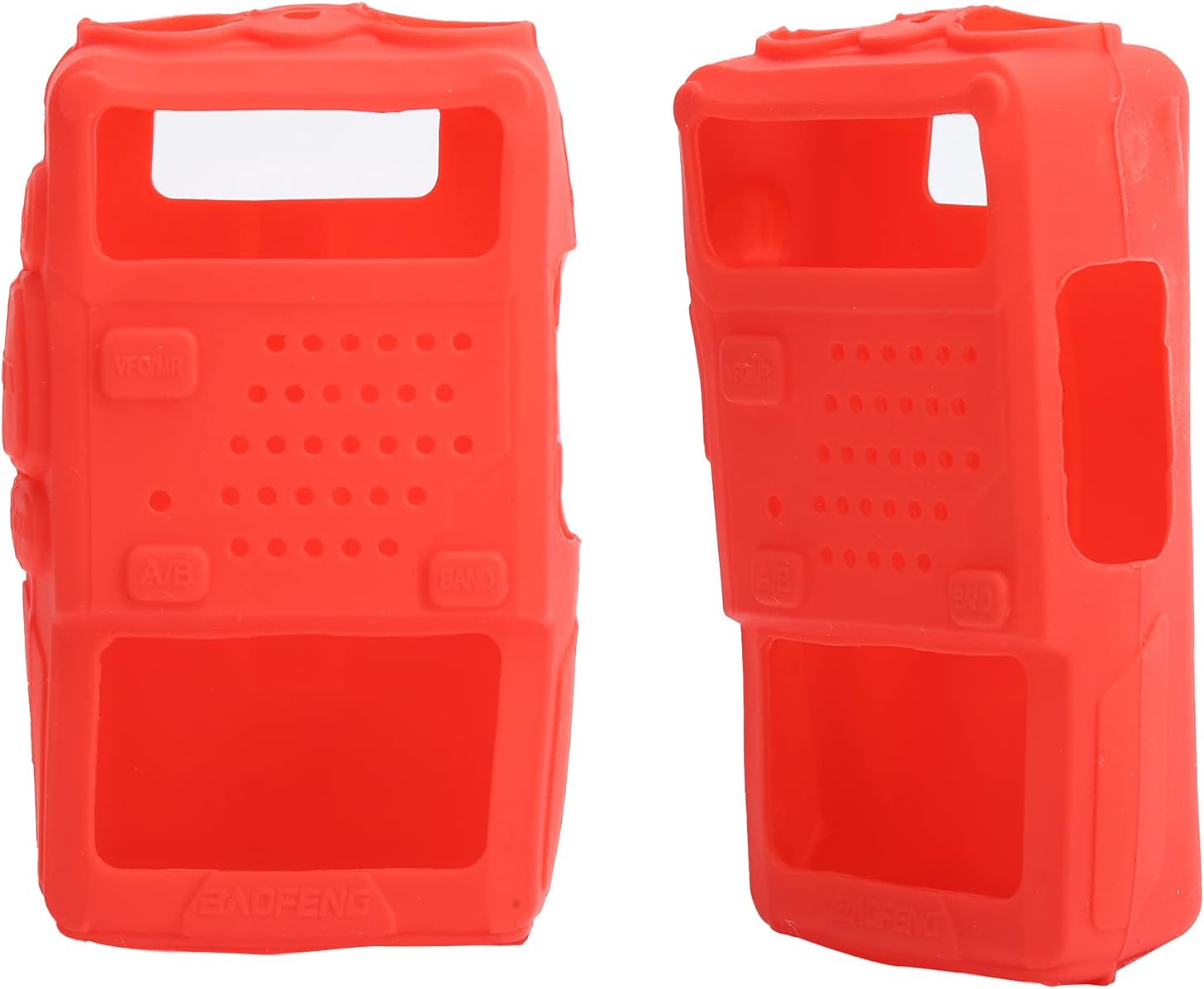 Funda protectora de silicona de calidad para walkie talkie de seguridad, radios de largo alcance con gel de sílice, funda suave para Baofeng Uv  5r