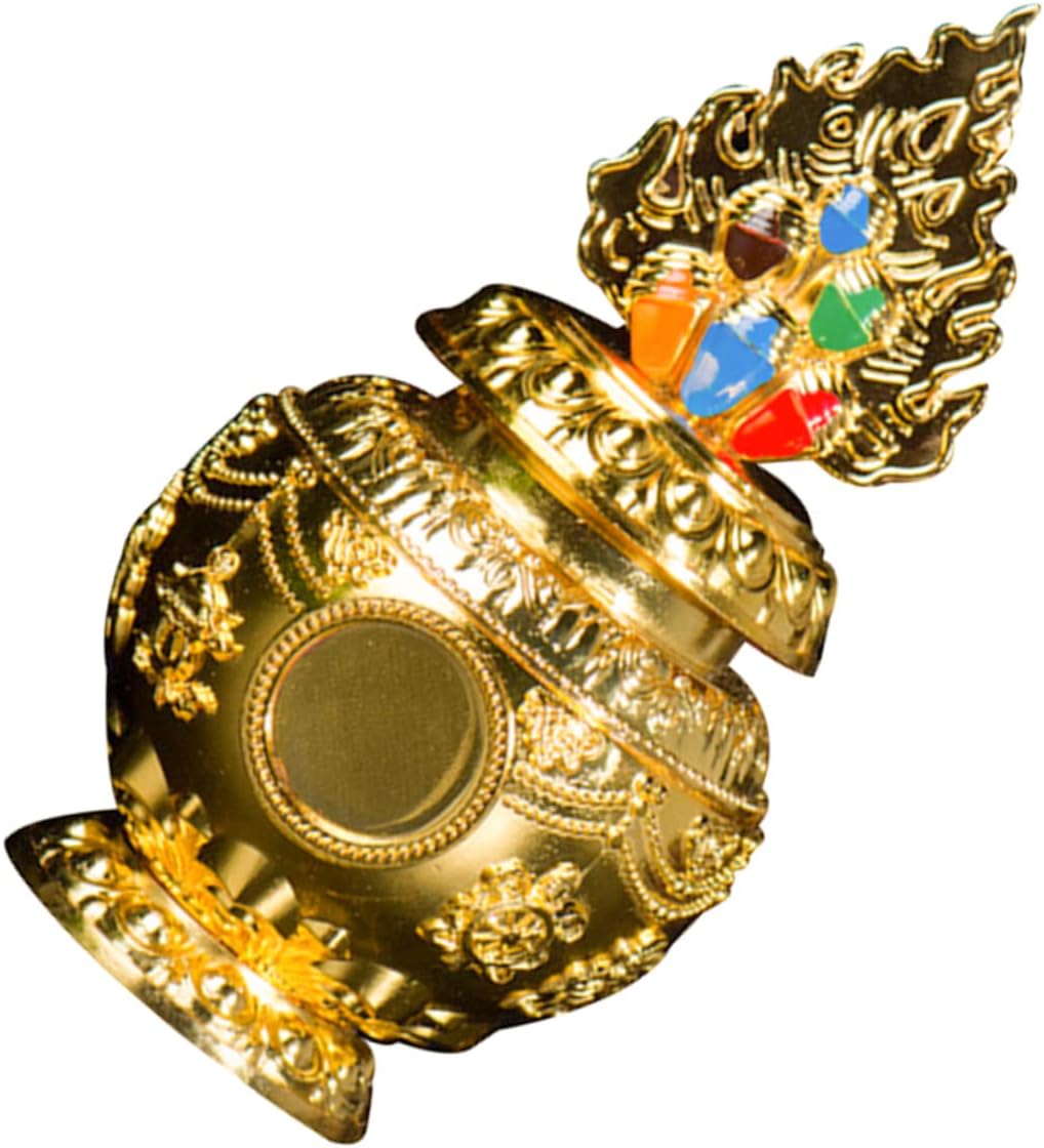 DECHOUS Ocho jarrones auspiciosos, cuencos de altar para ofrendas, cuencos de agua tibetanos, pequeño jarrón de cerámica blanca, florero de cerámica