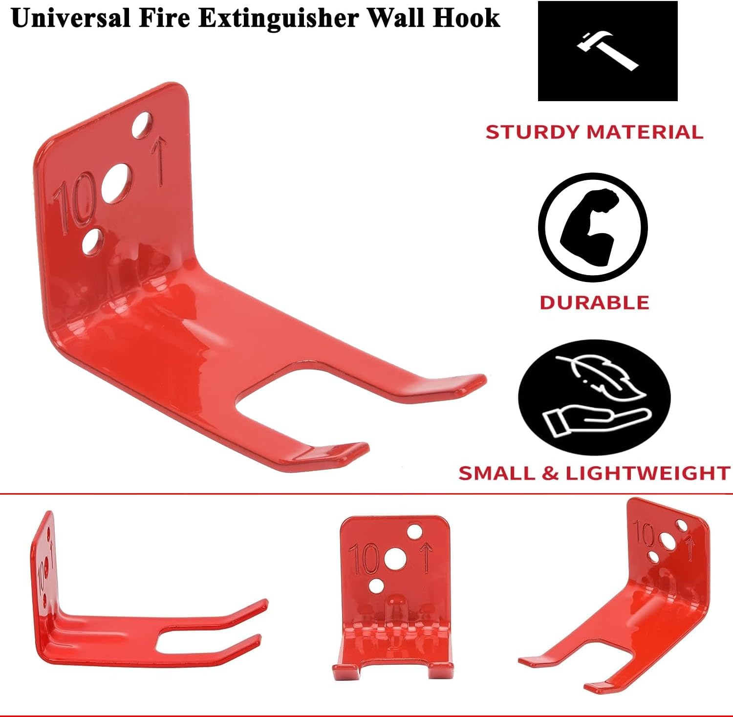 Soporte para extintor de incendios, soporte para extintor de incendios, soportes para extintores químicos de 5BL-13 libras, universal para todos los