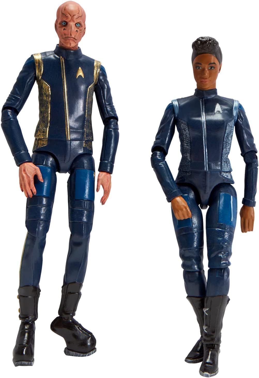 Star Trek Playmates Toys Universe Figura de acción de Michael Burnham Discovery de oficial científico de 5 pulgadas con accesorios, multicolor