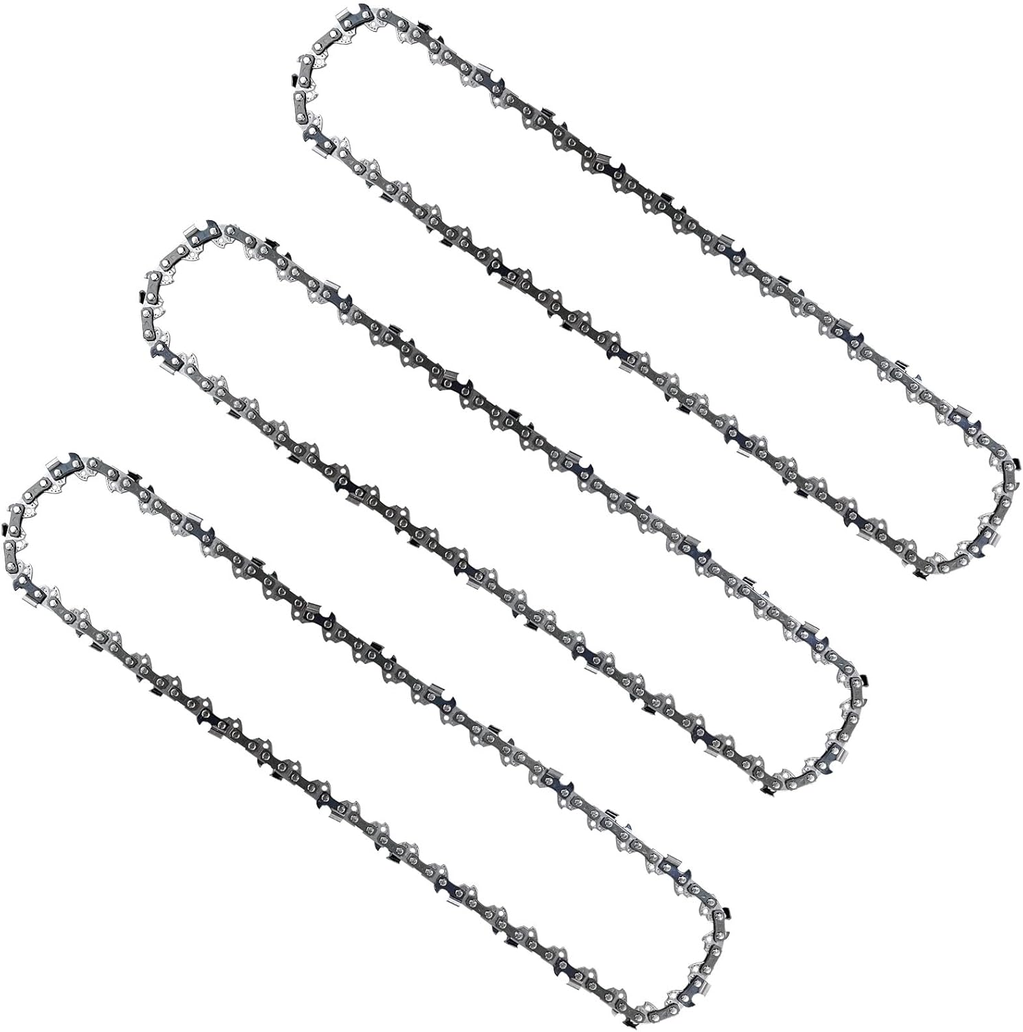 3 cadenas de motosierra de 10 pulgadas, cadena de repuesto para motosierra inalámbrica Black & Decker LCS1020 LCS1020B 20V Max, cadena de 10