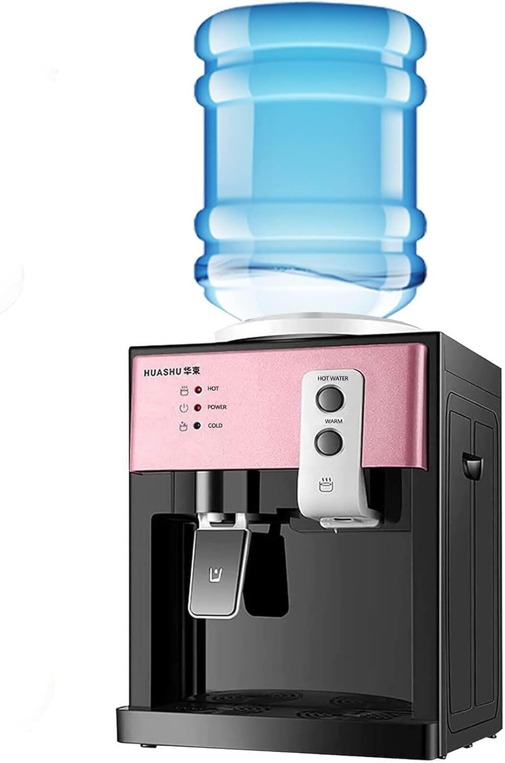 Dispensador de enfriador de agua de carga superior de 110 V, dispensador de enfriador de agua de escritorio de 550 W, dispensador eléctrico de calor