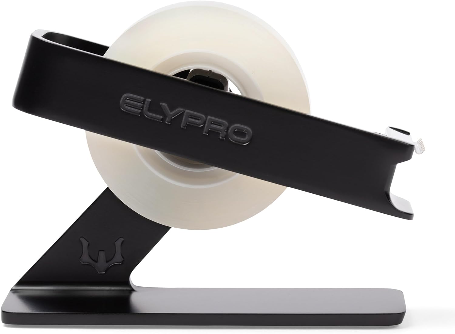 ELYPRO Dispensador de cinta moderna para escritorio de oficina, diseño elegante y minimalista, hecho meta pesado, ahorra espacio, perfecto para uso