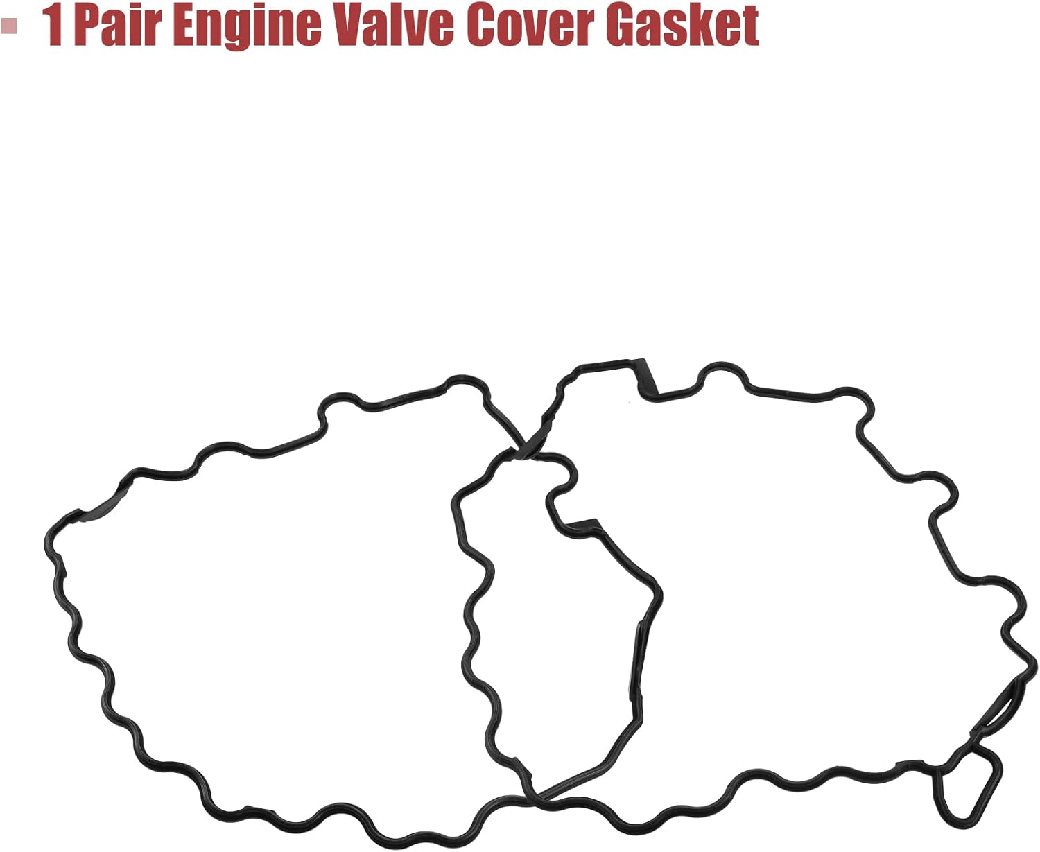 X AUTOHAUX 1 par de juntas de tapa de válvula de motor 1130160321 para Mercedes-Benz C 55 AMG Base 5.5L V8 – Gas 2005 2006