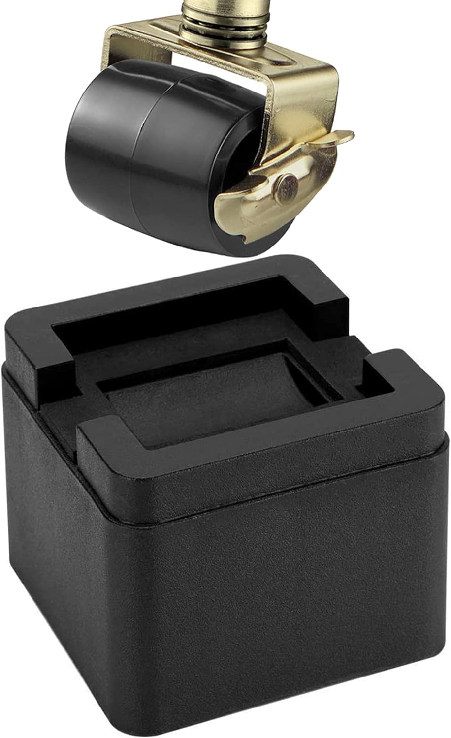 BTSD-home Elevadores de cama resistentes de 3 pulgadas, elevadores de cama ajustables para todas las ruedas de muebles, sofá, mesa y sofá, paquete