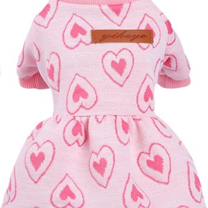 Vestido de Navidad para perro, vestidos de perro para perros pequeños, niña, ropa de otoño e invierno, ropa cálida para cachorros, sudaderas para Vestido de Navidad para perro, vestidos de perro para perros pequeños, niña, ropa de otoño e invierno, ropa cálida para cachorros, sudaderas para