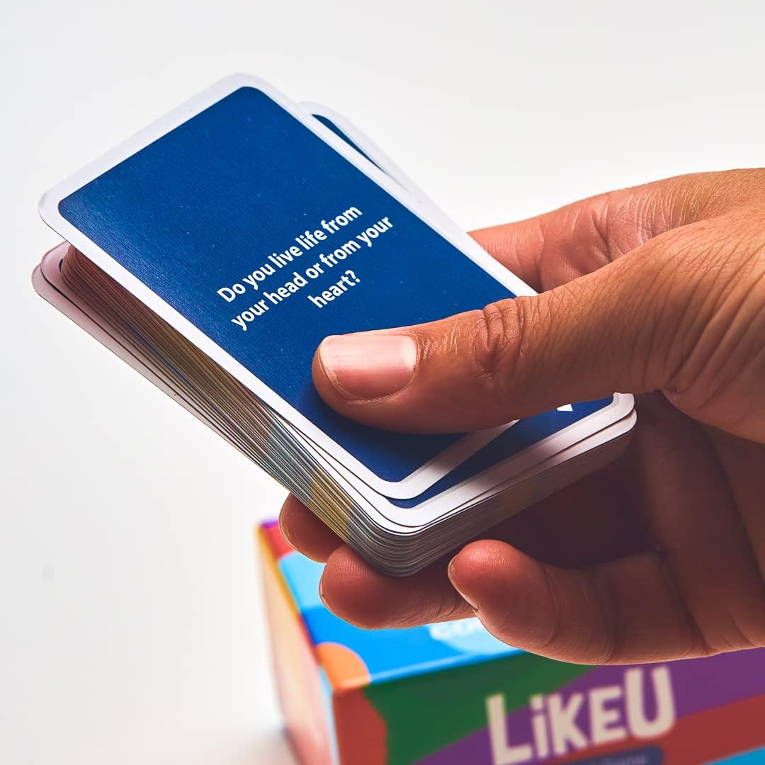 LikeU Cartas para el fin de conversaciones incómodas, juego de cartas para fiestas