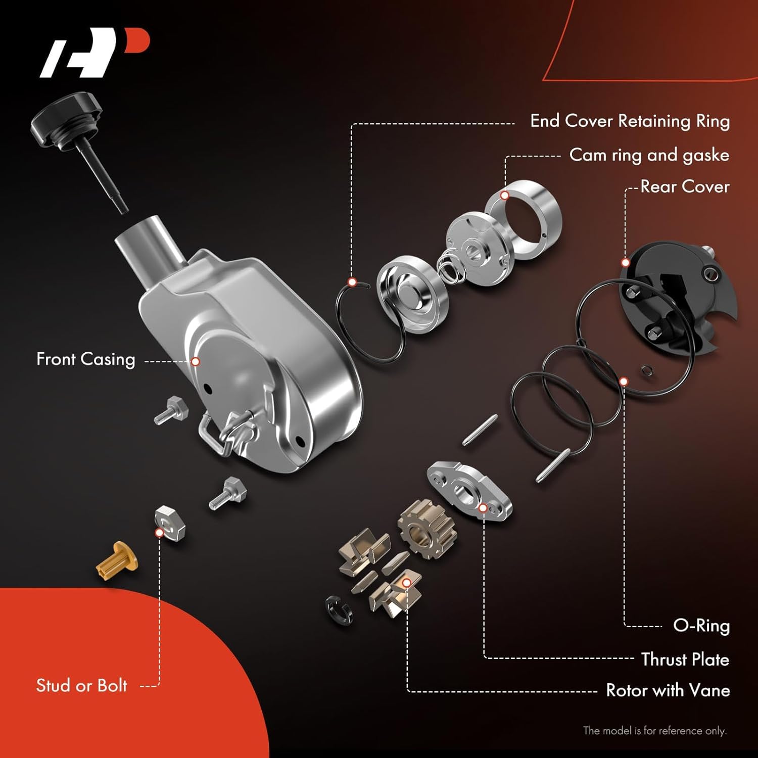 A-Premium Bomba de dirección asistida con depósito compatible con Cadillac Escalade 2003-2006, Escalade ESV, Escalade EXT y Chevrolet Avalanche