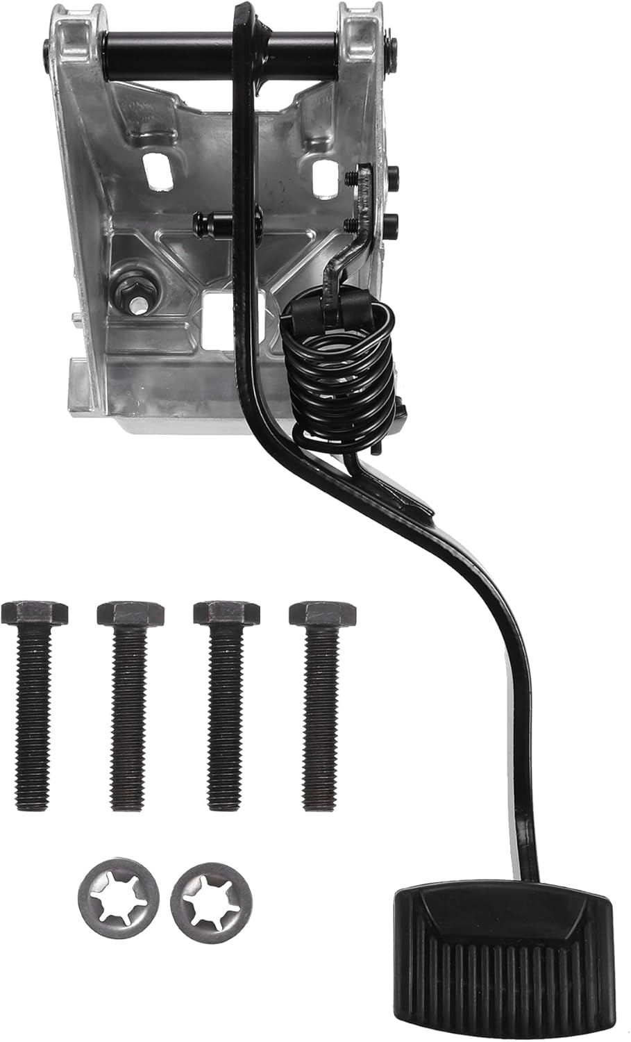 Motoforti Conjunto de pedal de embrague, para Ford F250 F350 F450 F550 1999 2000 2001 2002 2003, metal, tono plateado, 1 juego