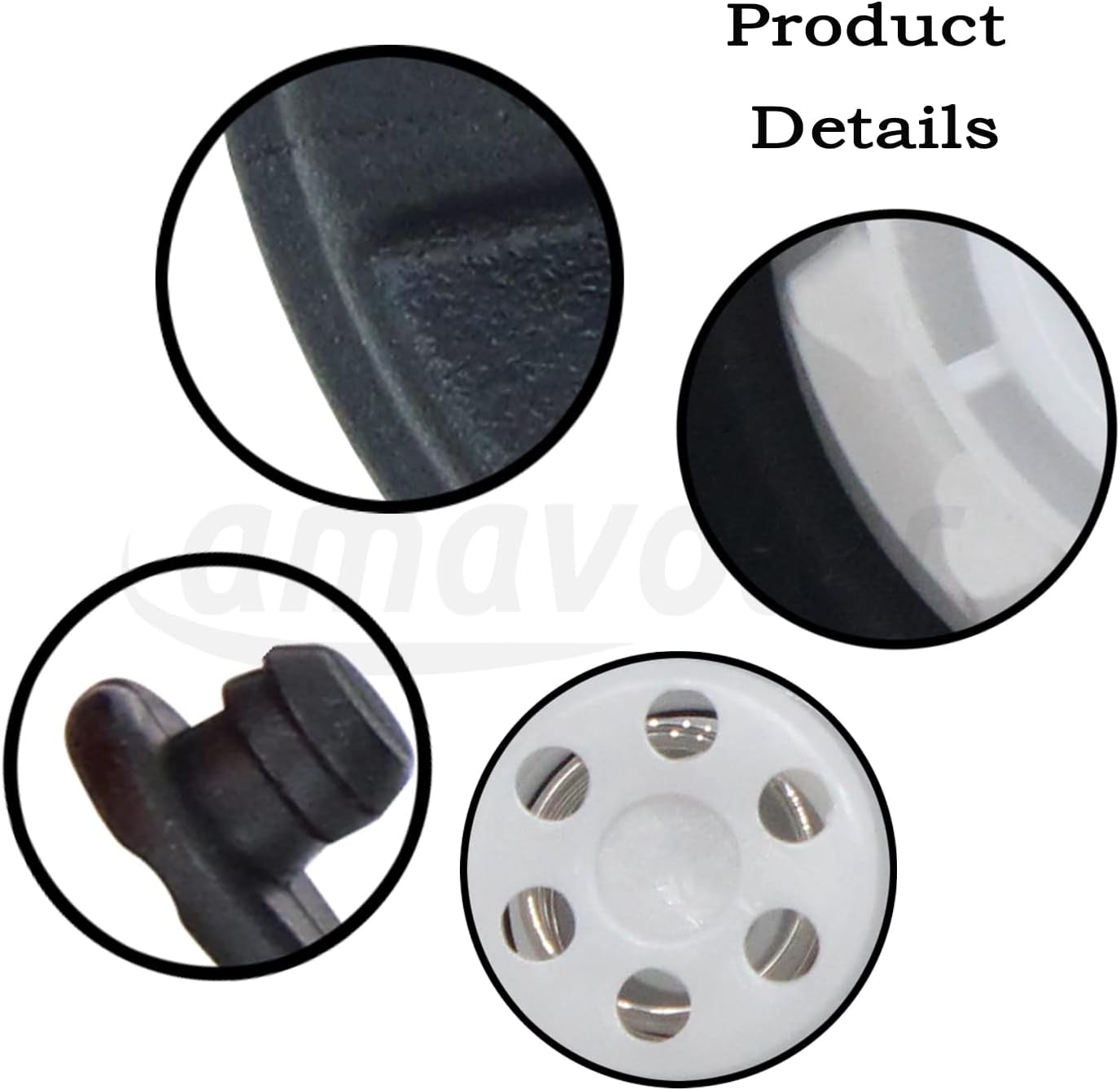 Amavoler 77300-47010 Tapa de gasolina Accesorio de repuesto para Toyota-Corolla Camry Highlander 4Runner Avalon Matrix Sequoia Sienna Solara Tacoma