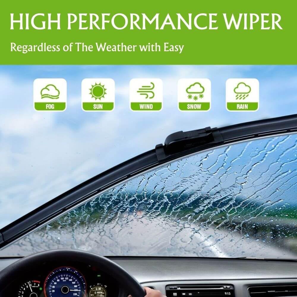 4 limpiaparabrisas para mi coche (26 + 18 pulgadas). 2 limpiaparabrisas delantero de repuesto para Toyota Camry 2017-2012 Avalon 2018-2013
