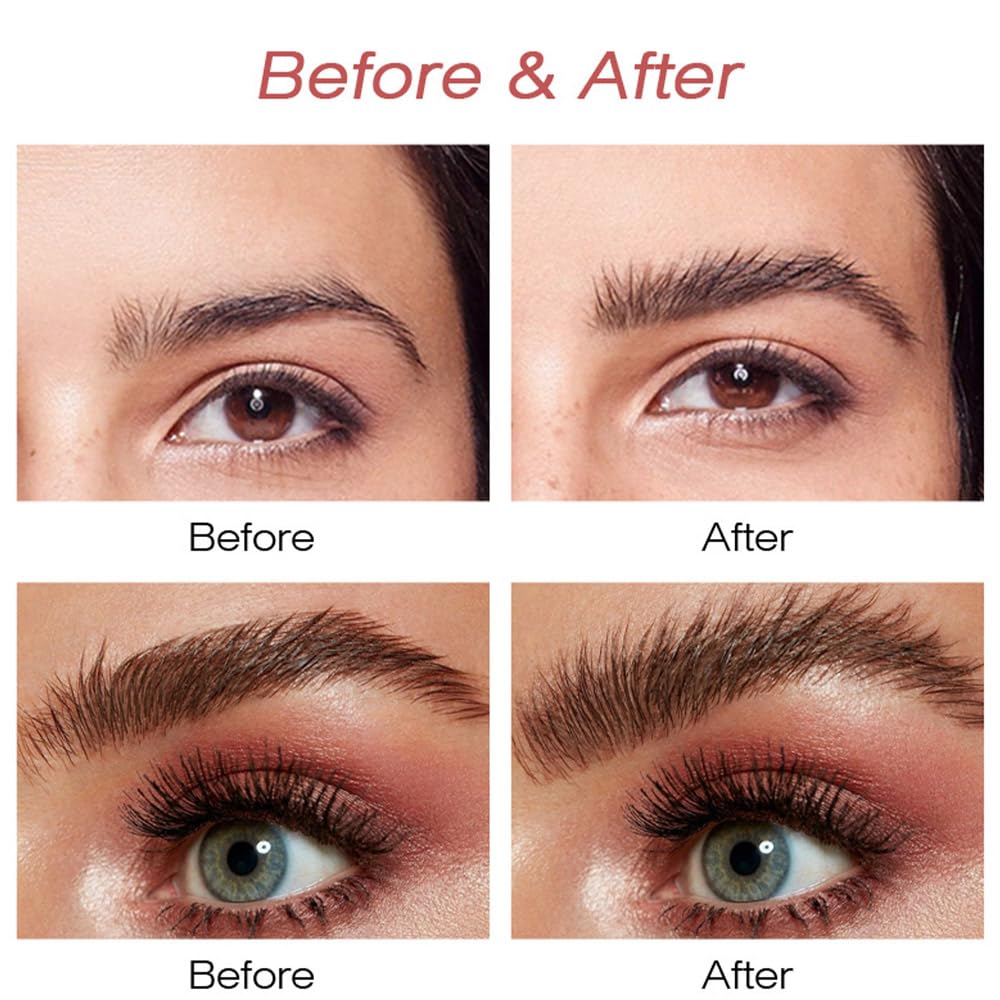 Kaely Juego de 2 piezas de maquillaje de gel para cejas transparente, gel de elevación de jabón para cejas transparente, maquillaje para cejas