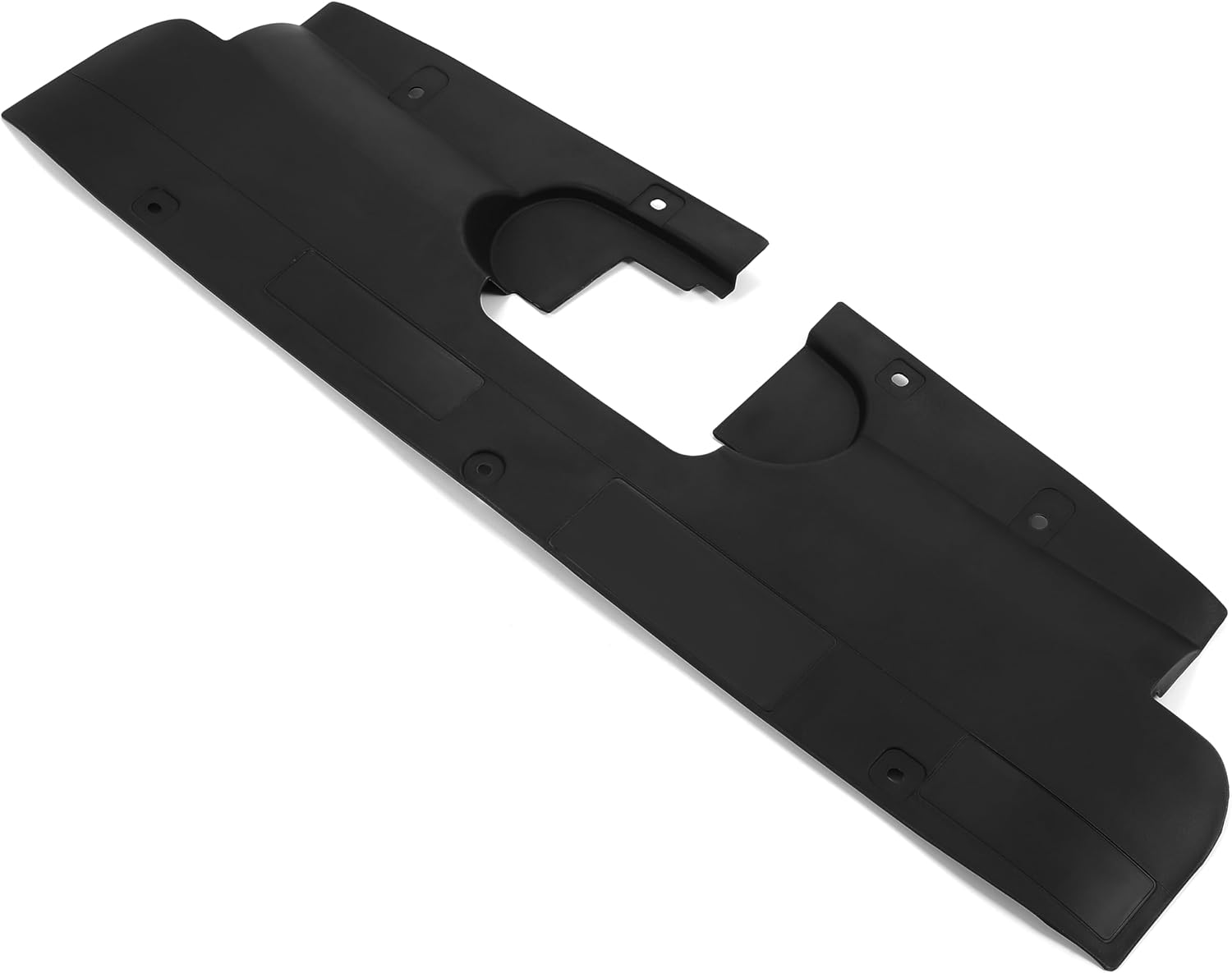 HECASA Cubierta de deflector de aire superior del radiador compatible con Chevy Chevrolet Silverado 2003-2007GMC Sierra 1500 2500HD 3500 repuesto