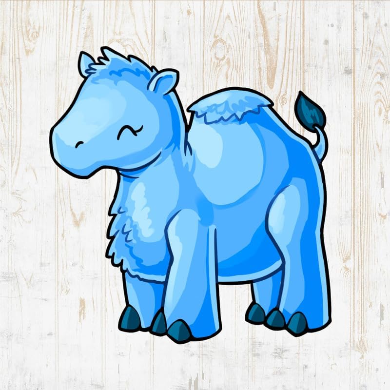 Camel Decals Peel & Stick – Wall Vinyl Stickers – Kawaii Funny Cartoon Desert Silhouette Watercolor Colorful – Car Window Truck Laptop Tumbler –