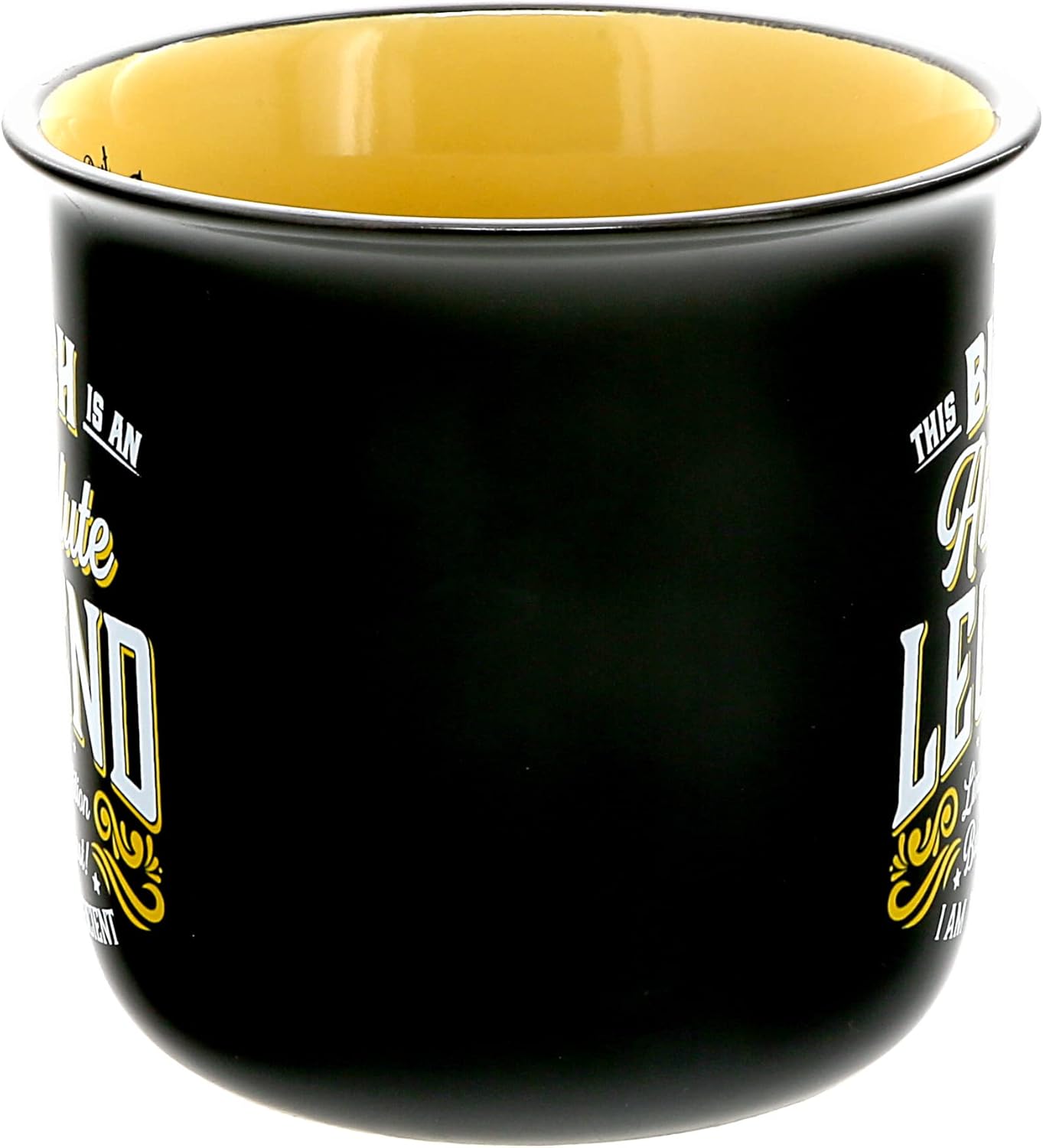 Pavilion Gift Company – Bitch Absolute Legend – Taza de cerámica de 13 onzas, taza de café de doble cara, taza de café sarcástica, regalos atrevidos