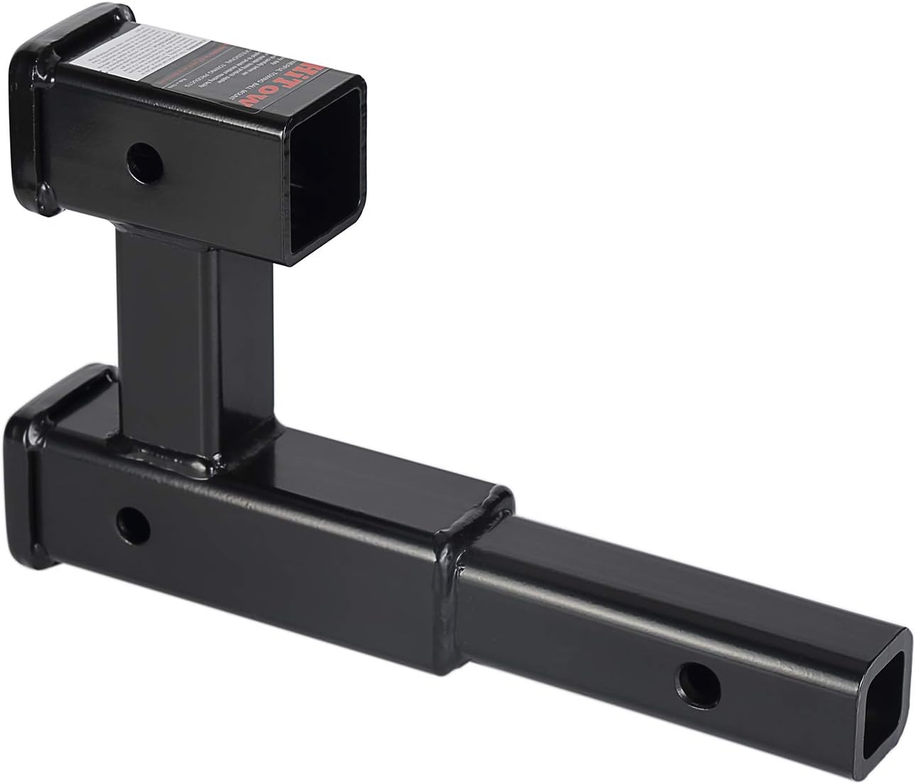 Extensión de enganche de remolque HITOWMFG con receptor dual (GTW 5,000 lbs)