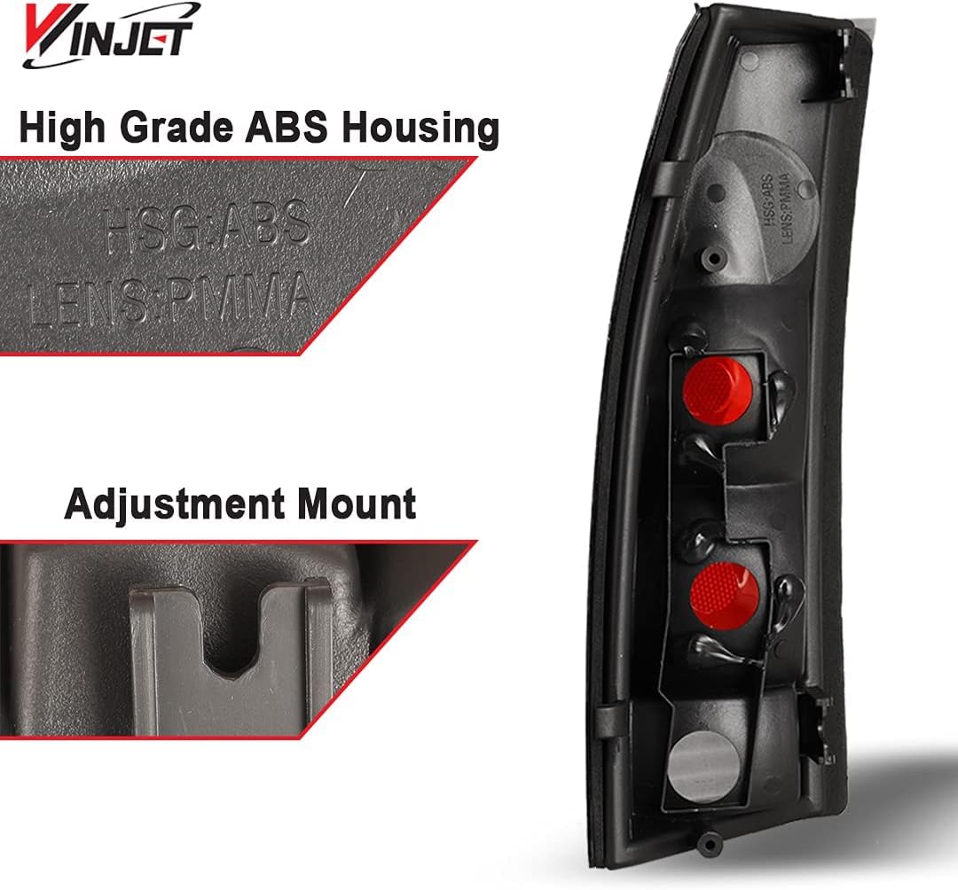 Luces traseras para Chevy CK 150025003500 1988-1999, Chevy Suburban 15002500 1992-1999, Chevy Blazer 1992-1994, Chevy Tahoe 1995-2000, GMC 1988-1999