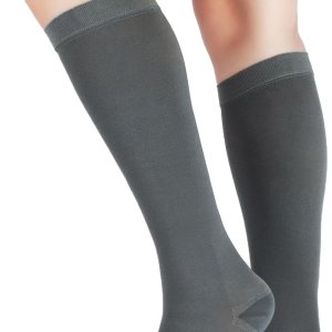 LIN PERFORMANCE Calcetines de compresión médica de 20-30 mmHg para mujeres y hombres, hasta la rodilla, con puntera abierta, para venas varicosas y LIN PERFORMANCE Calcetines de compresión médica de 20-30 mmHg para mujeres y hombres, hasta la rodilla, con puntera abierta, para venas varicosas y