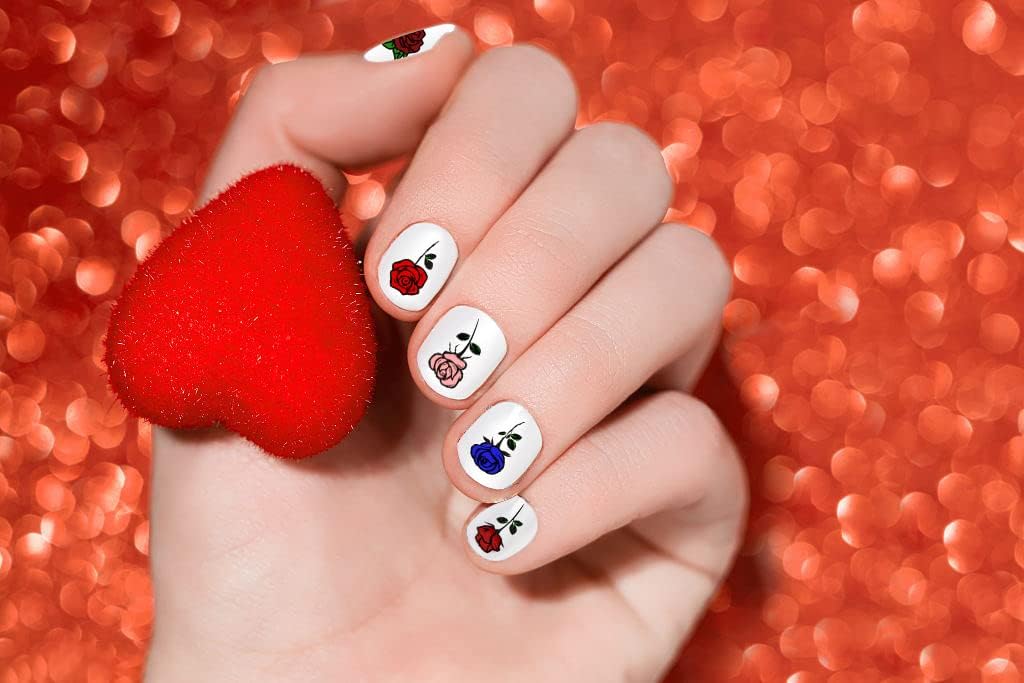 4 unidades de placas de estampado de uñas de San Valentín, plantillas de arte de uñas, plantillas de palabras dulces, juego de sellos de uñas,