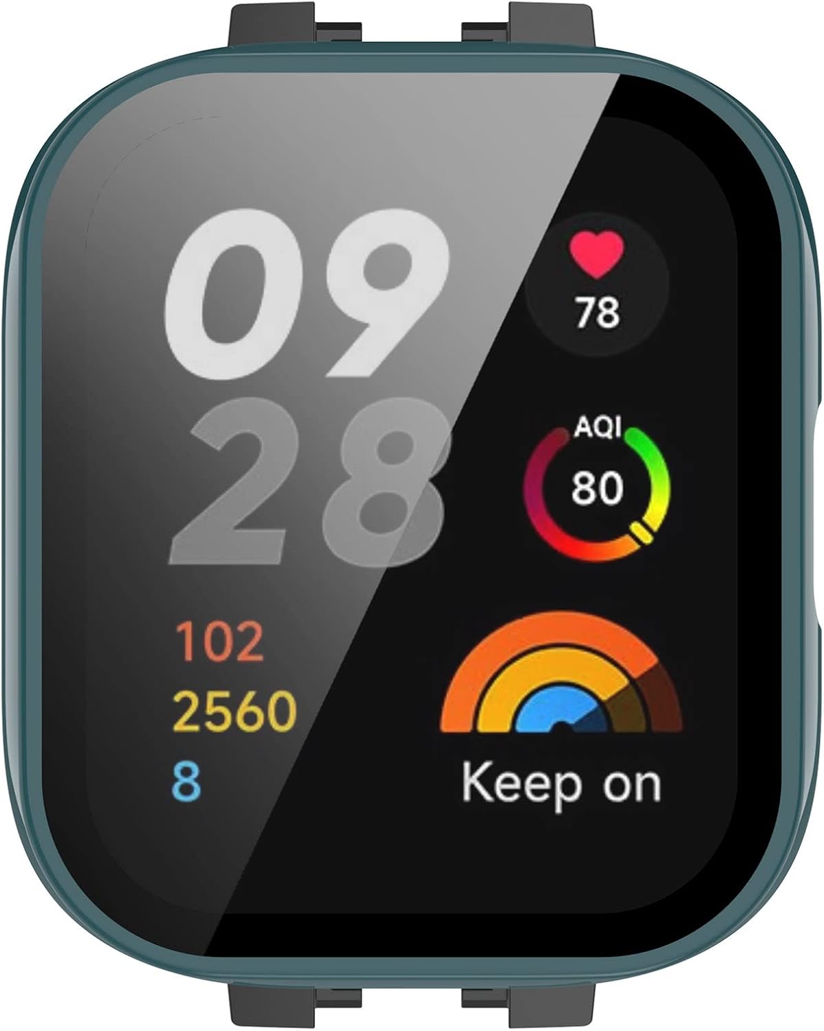 PC+Funda protectora de pantalla de vidrio templado compatible con Xiaomi Redmi Watch 3Mi Watch Lite 3 Protector de pantalla para Xiaomi Redmi Watch