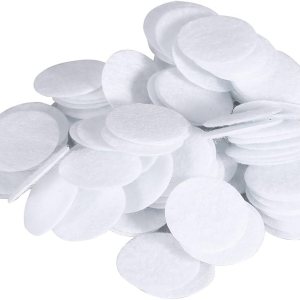 100 filtros de algodón, filtros de algodón opcionales de 7 diámetros diferentes, filtros de repuesto para aspiradora facial, accesorios de esponja 100 filtros de algodón, filtros de algodón opcionales de 7 diámetros diferentes, filtros de repuesto para aspiradora facial, accesorios de esponja