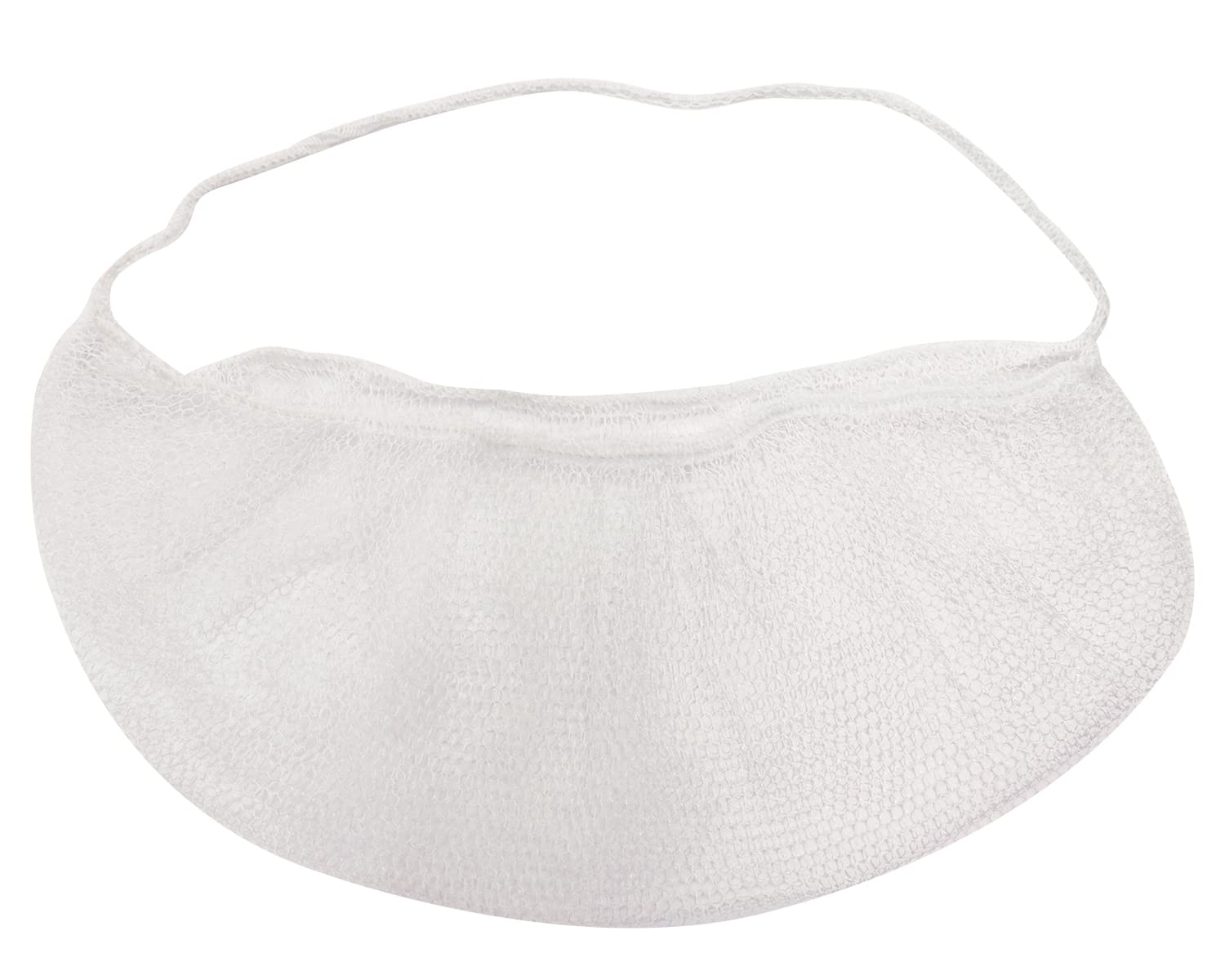 ONLYKXY 50 piezas de cubierta de barba de nailon blanco protector de barba para hombres, servicio de alimentos, cocina, limpieza, construcción,