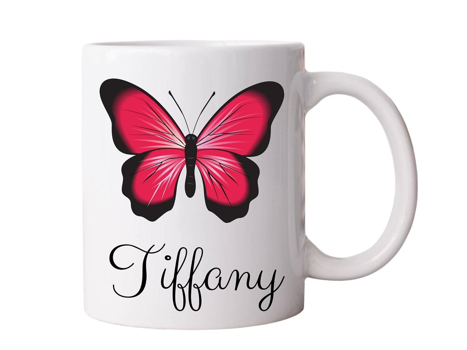 Custom Butterfly Mug with Name – 11oz Ceramic Mug with Custom Name & Butterfly  Personalized Butterfly Mug, Custom Name Mug, Your Name Here Mug,