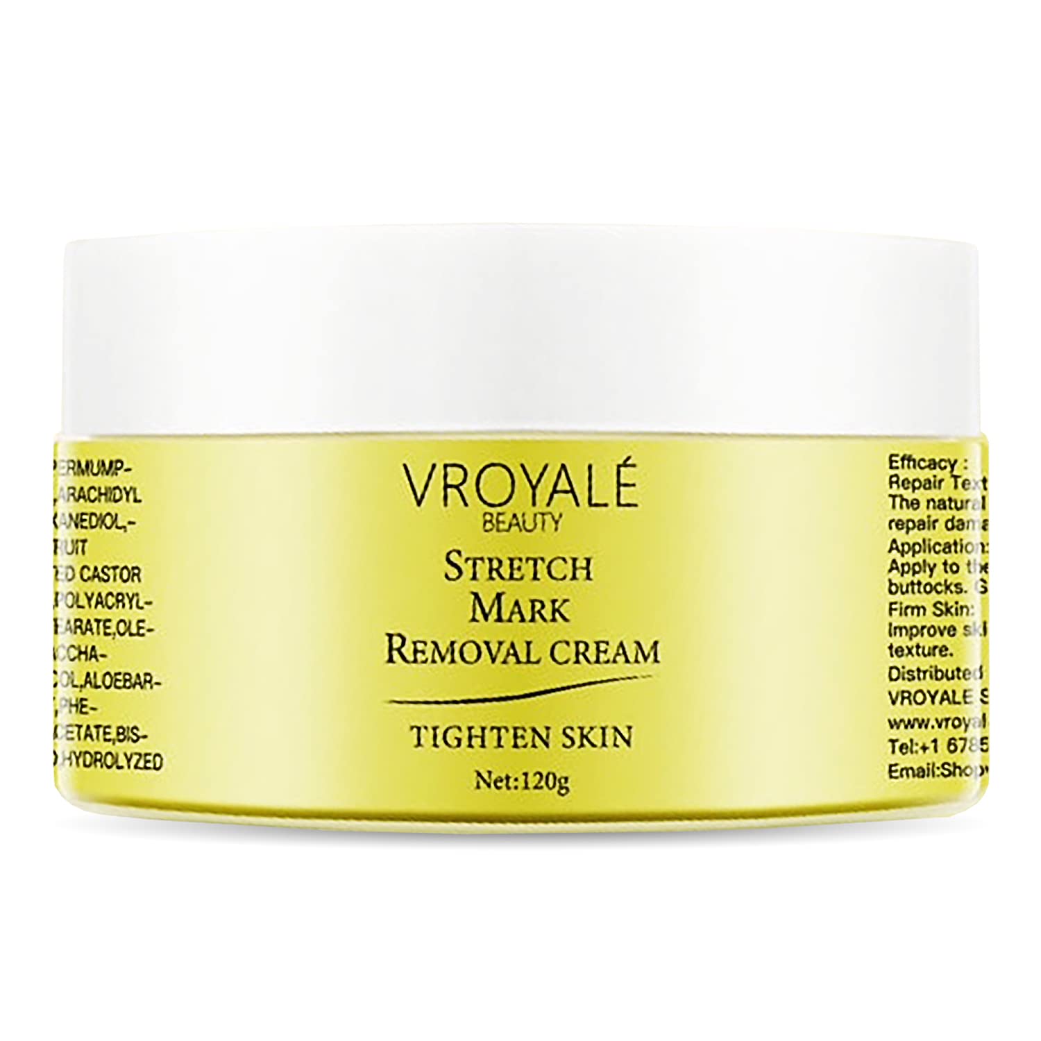 Crema eliminadora de estrías, crema natural orgánica para curación de la piel y reparación de cicatrices de embarazo, crema corporal hidratante