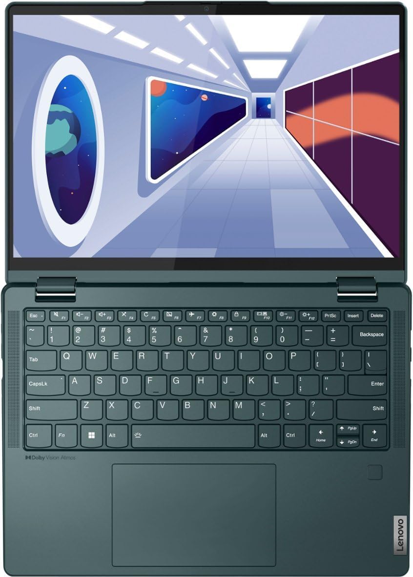 Lenovo Yoga 6 2023 Laptop 2 en 1 de 13.3 pulgadas 1920×1200 IPS Pantalla táctil de 6 núcleos AMD Ryzen 5 7530U 8GB RAM 2TB SSD AMD Radeon Graphics