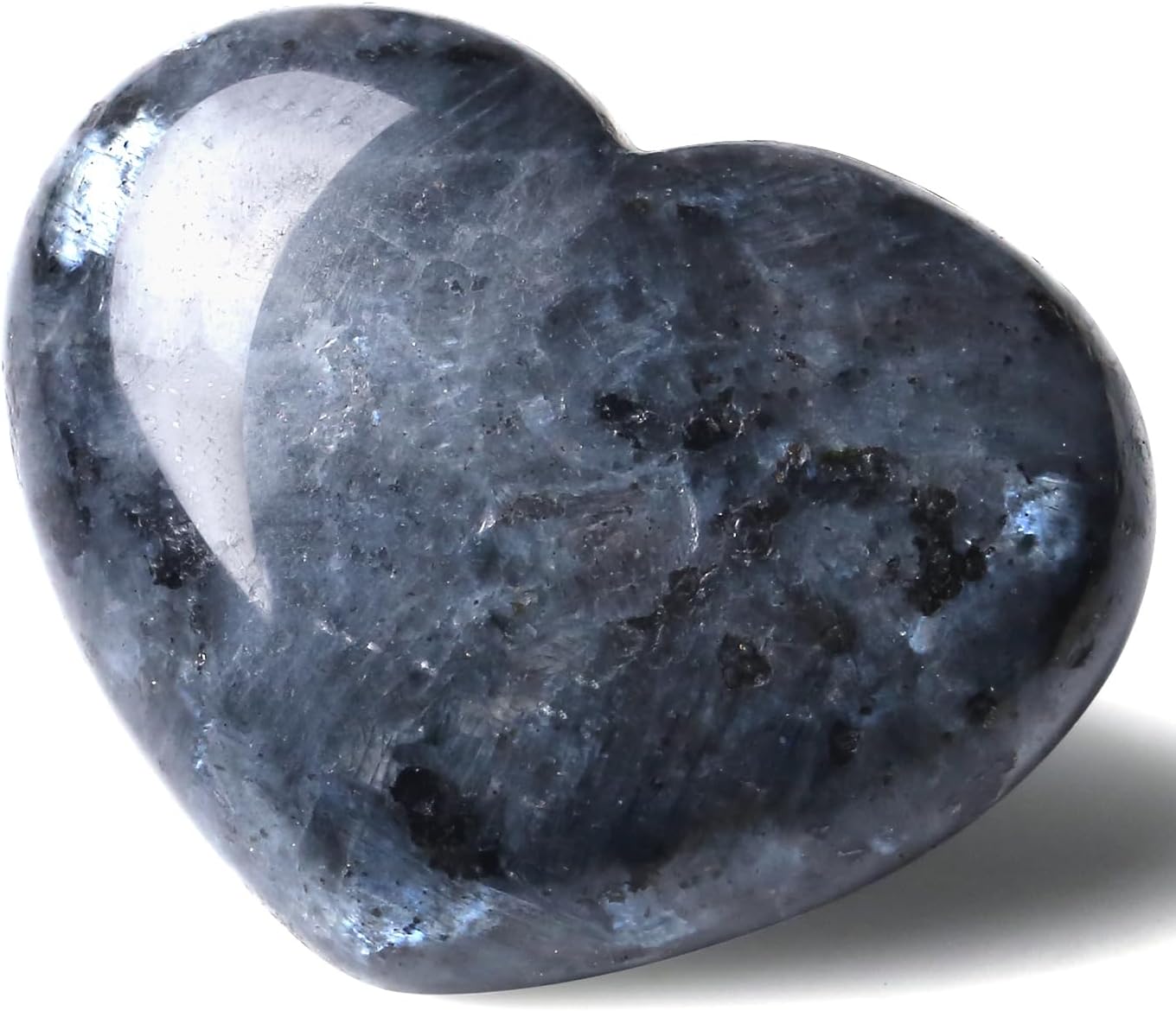 MAIBAOTA Corazón de cristal de 1.772 in, cristales curativos grandes, piedra de amor, piedra natural de reiki, regalos para mamá, día de la madre,