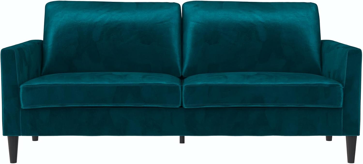 Mr. Kate, Winston – Sofá con resortes de bolsillo, terciopelo verde
